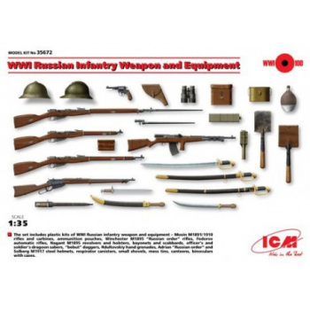 Accessories Russian Infantry Weapon & Equipment WW I